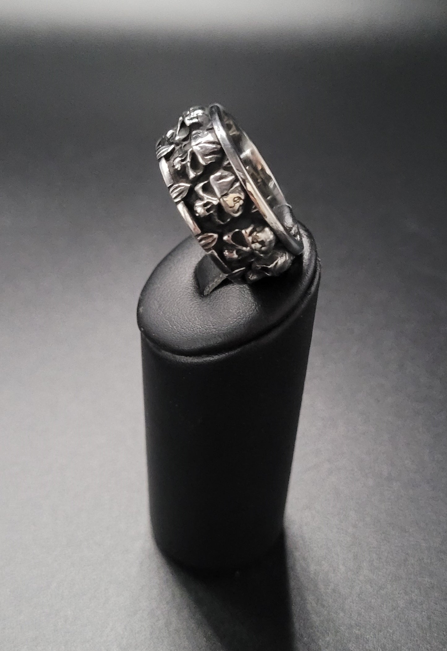 RE-1012 Ring Skull endlos im Rahmen