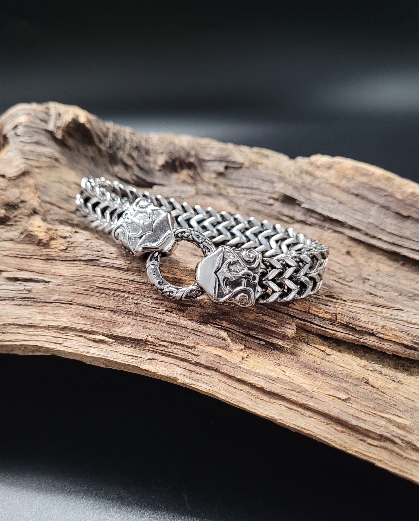ABE-2008 Armband 316er Edelstahl Ringverschluss Anker Motiv