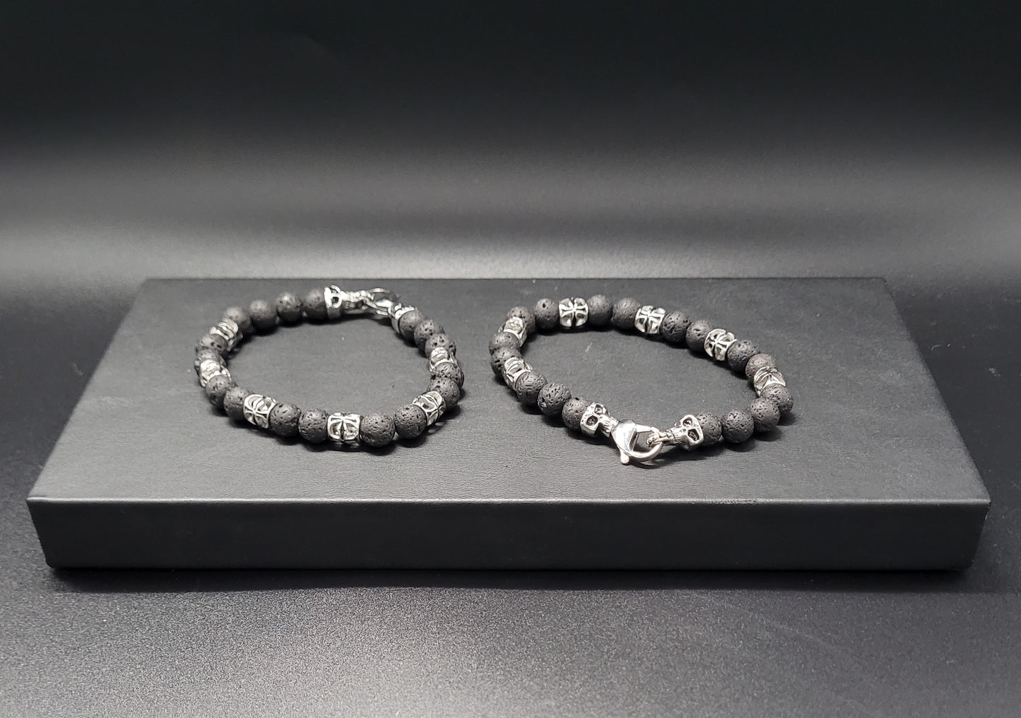 ABLAE-2019 Armband Lavastein EV Kreuz