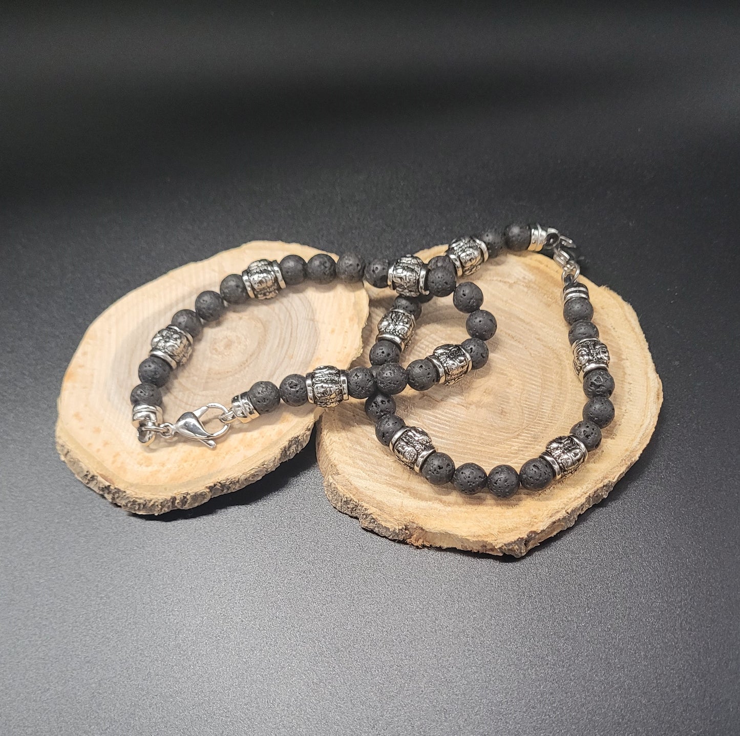 ABLAE-2018 Armband Lavastein EV Buddha