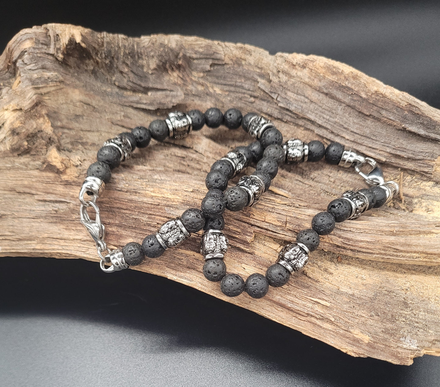 ABLAE-2018 Armband Lavastein EV Buddha