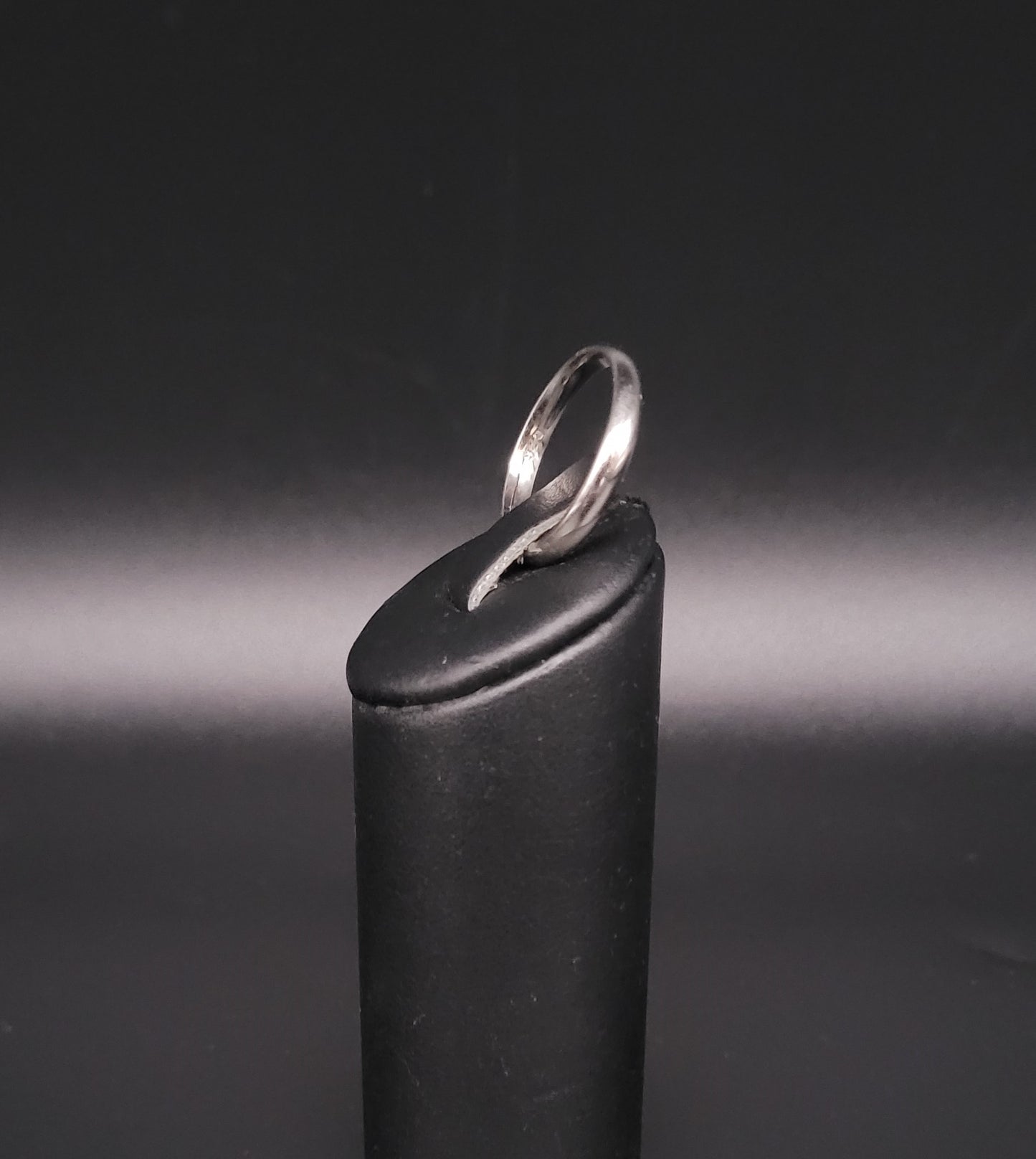 RS-1035 Silberring rhodiniert, Freundschaftsring, Verlobungsring, Beisteck-Ring