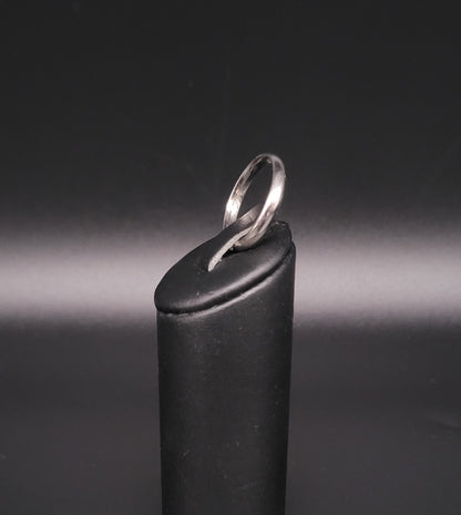 RS-1035 Silberring rhodiniert, Freundschaftsring, Verlobungsring, Beisteck-Ring